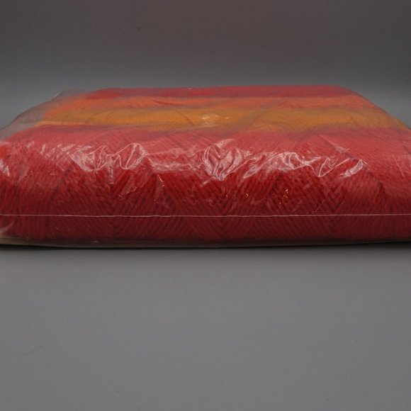 Bucilla Crochet Sweater Vest, Poncho Kit in Bright Oranges, One Size Fits All, D - Picture 5 of 10